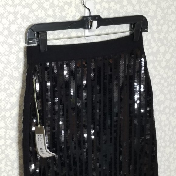 NWT Eva Mendes Sequin Pencil Skirt - Picture 5 of 12
